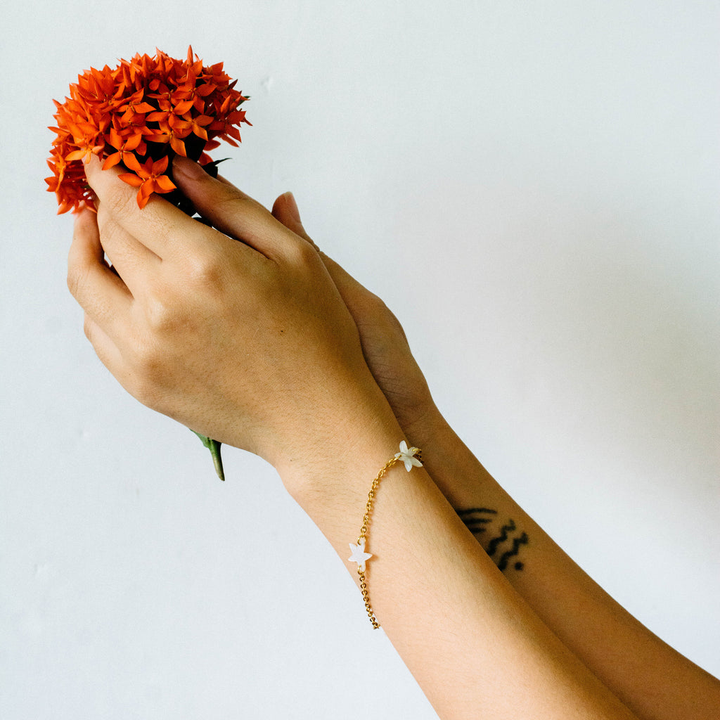 Tre Santan Bracelet in Ivory and 14k Gold (Pre-Order)