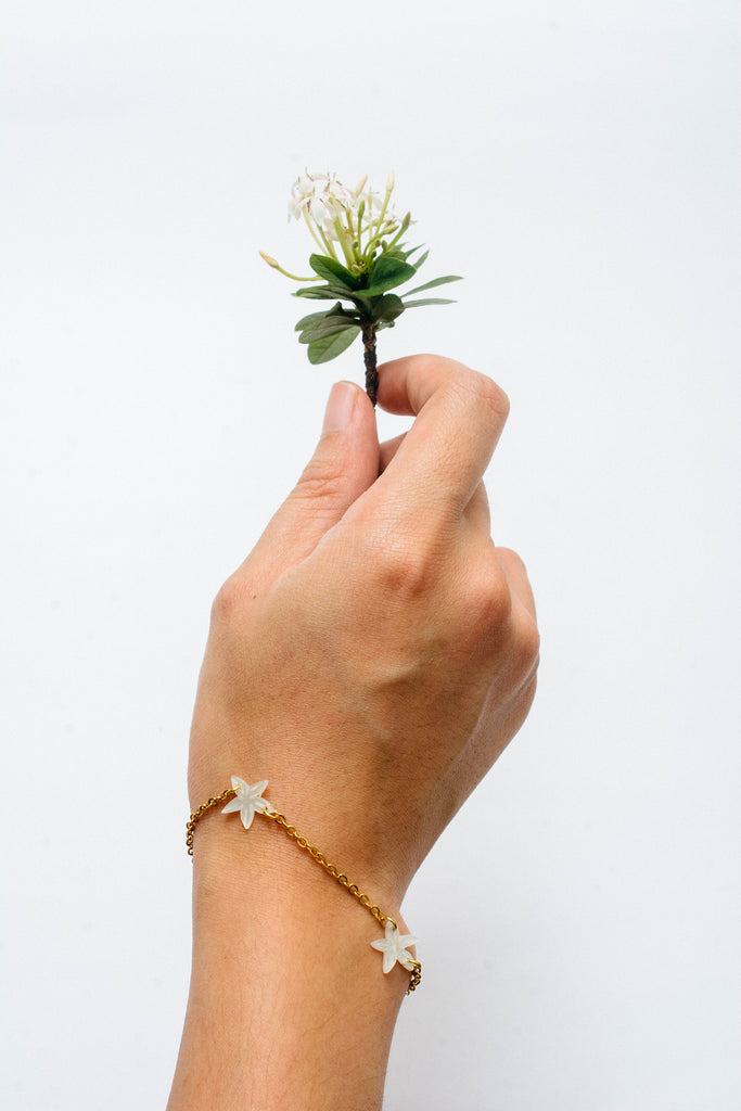 Tre Santan Bracelet in Ivory and 14k Gold (Pre-Order)