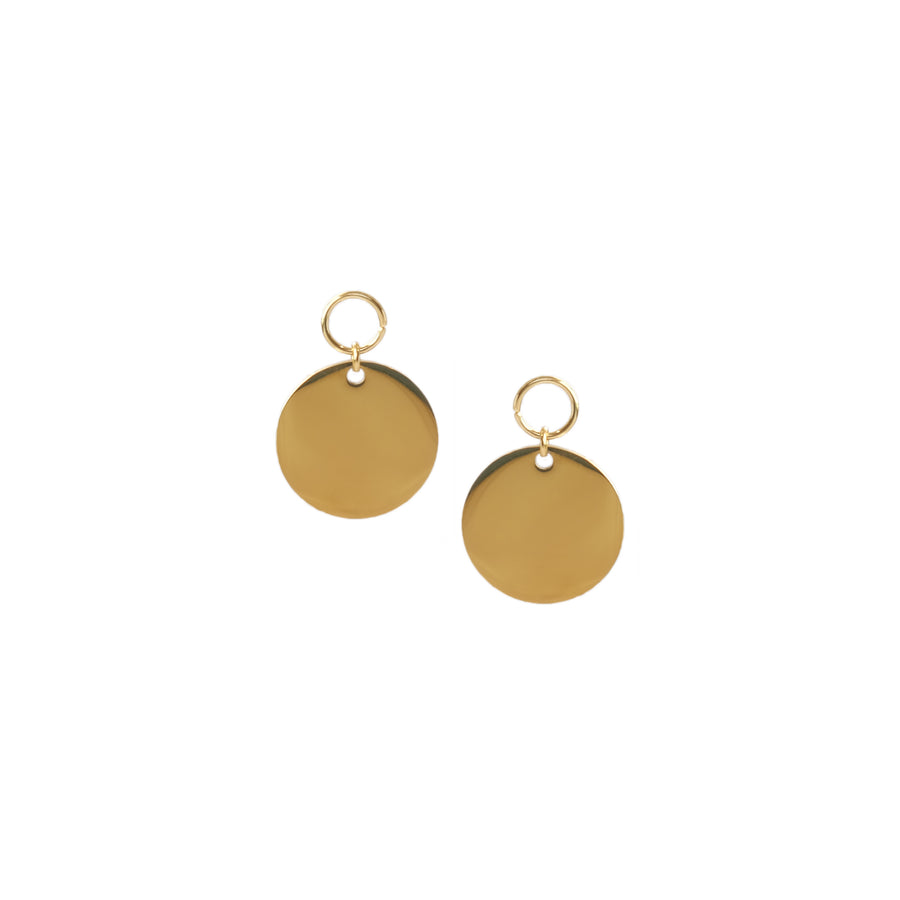 Disc Charms in Gold