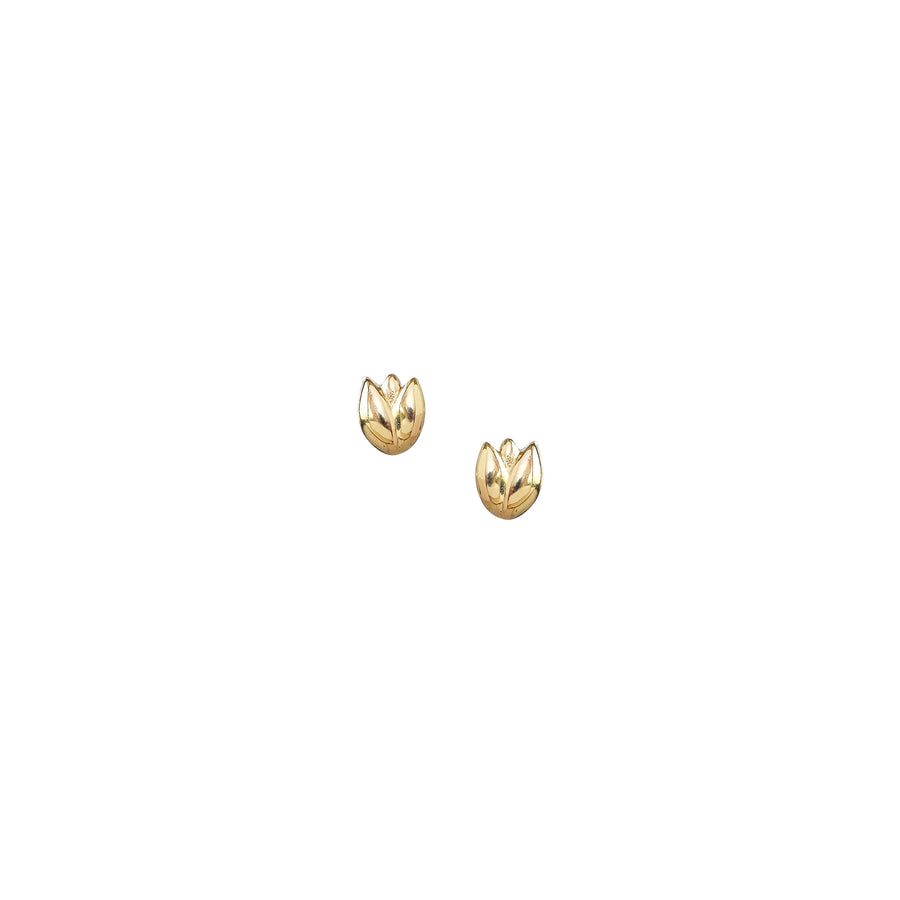 Ray Stud Earrings in Gold
