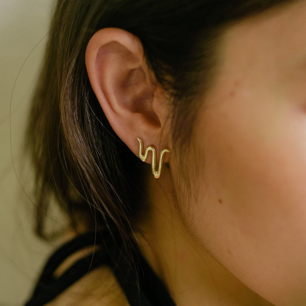 Worthy Earrings in 14k Gold (Pre-Order)