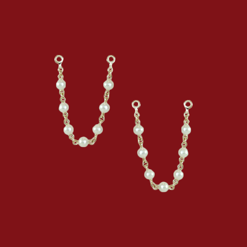 Pearl Rope Danglers in 14k Gold