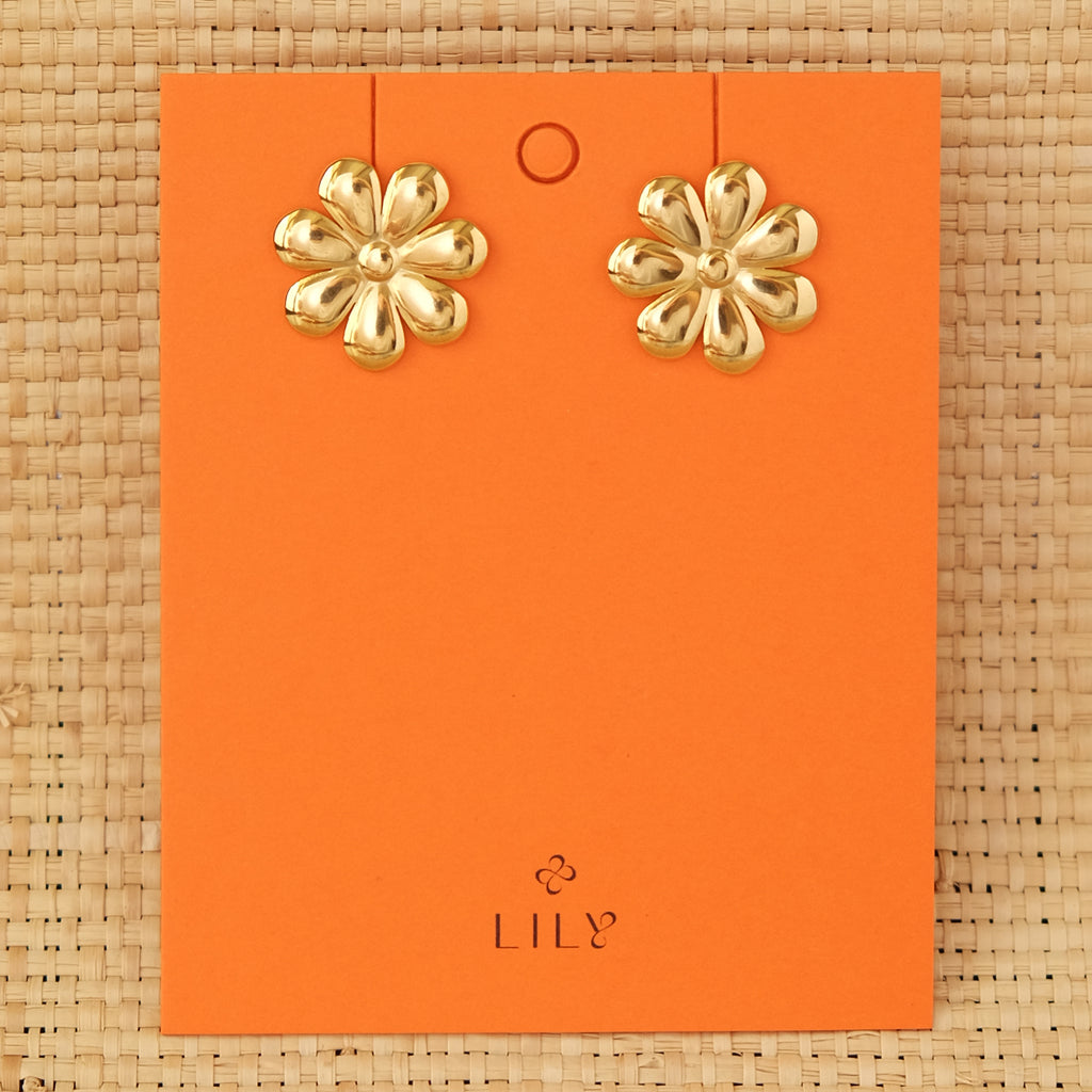 2-in-1 Aster Earrings in Gold (Pre-Order & Limited)