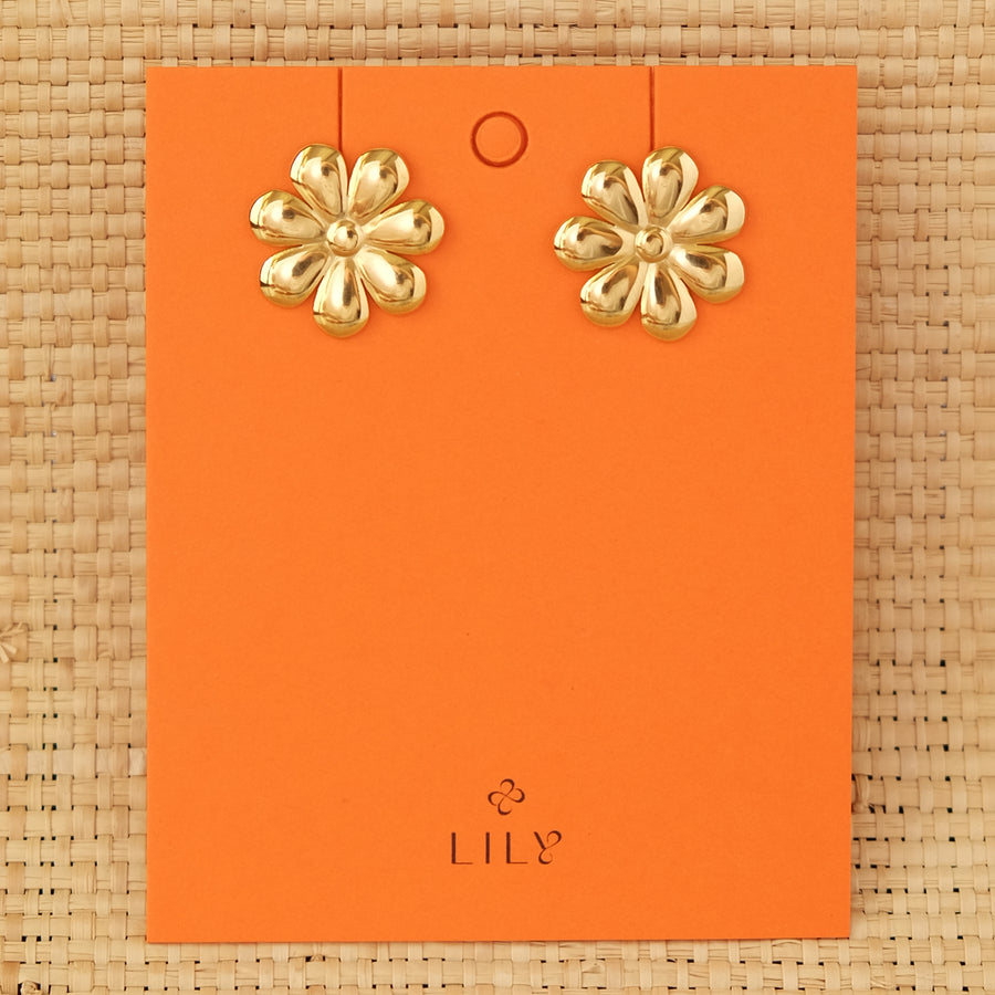 2-in-1 Aster Earrings in Gold (Pre-Order & Limited)