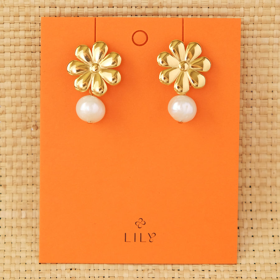 2-in-1 Aster Earrings in Gold (Pre-Order & Limited)