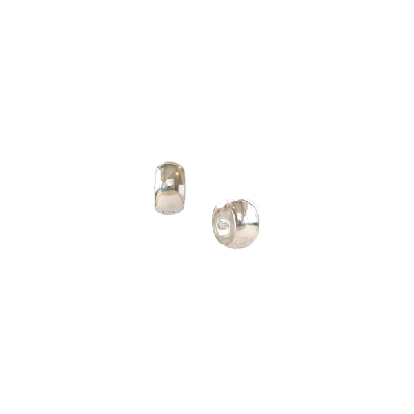 Chubby Micro Hoops in Sterling Silver – LILY
