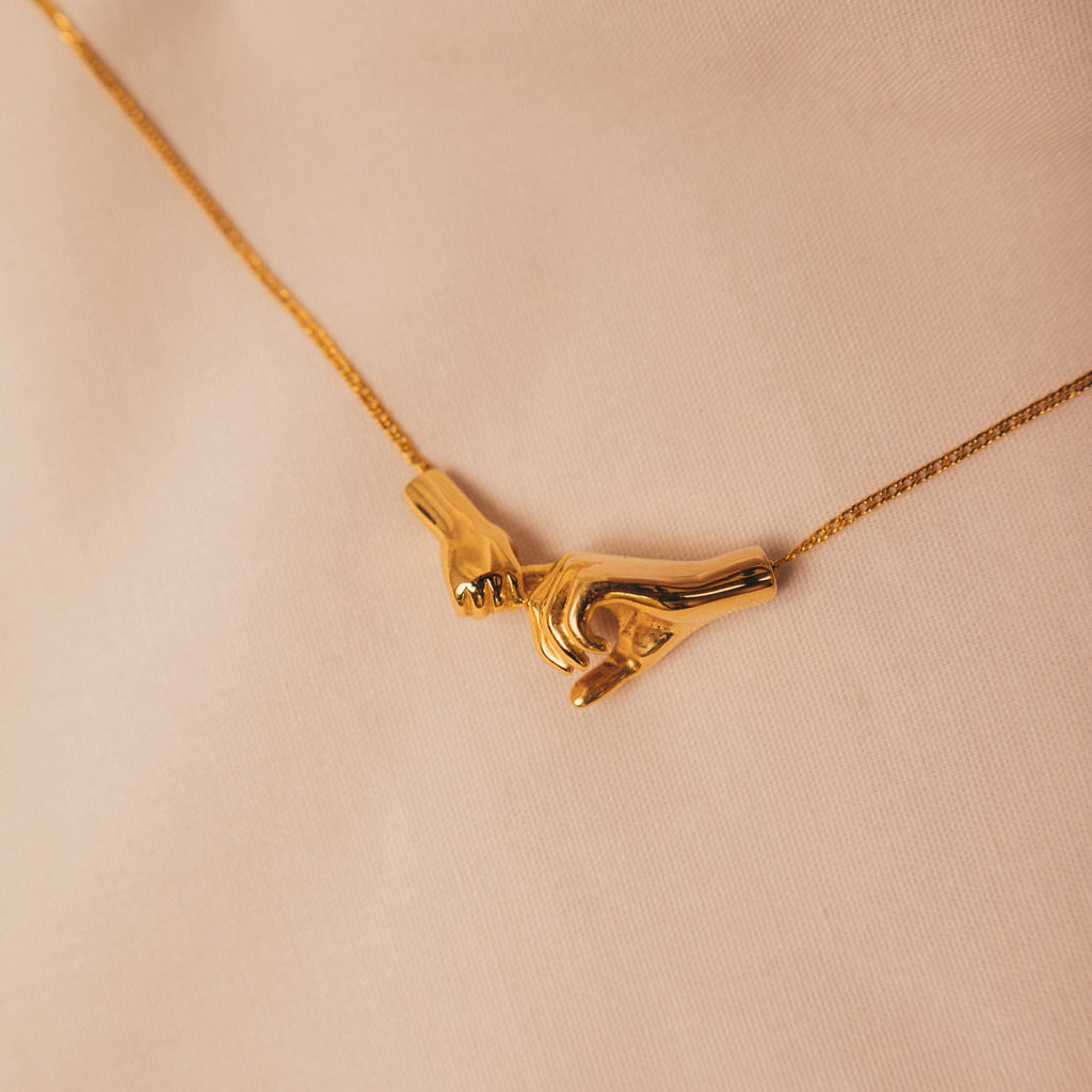 Love Me Tender Necklace in 18k Gold