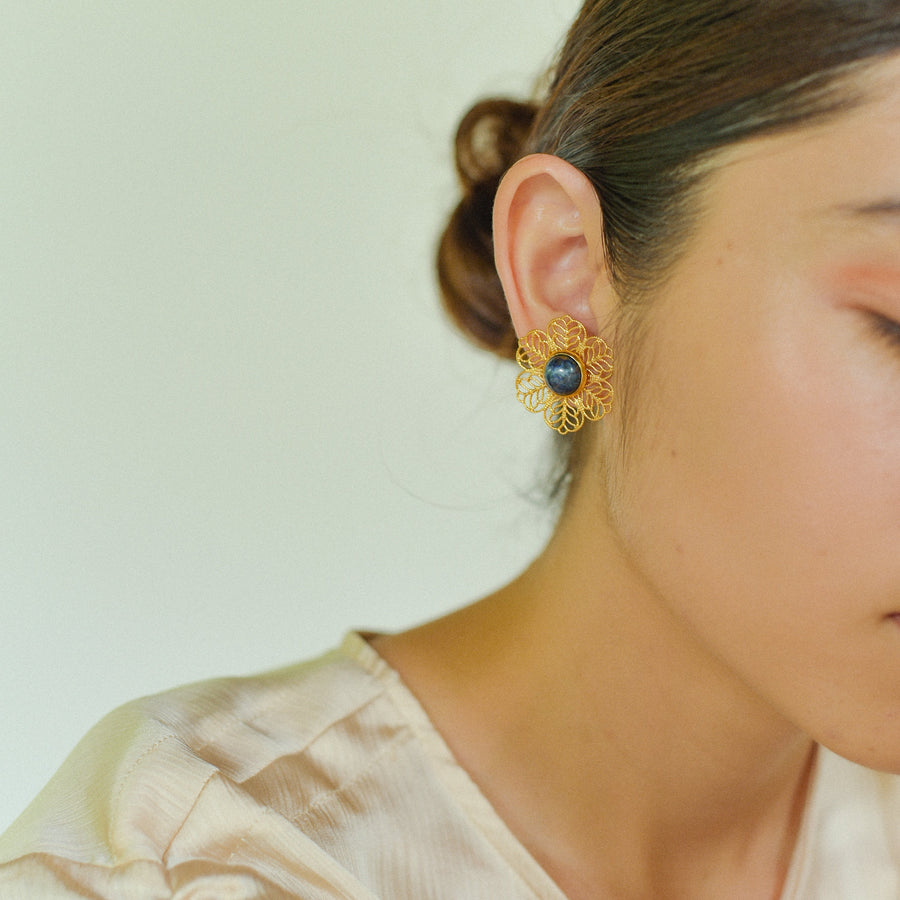 Lia Detachable Earrings in Lapis Lazuli (LoveFlawed)