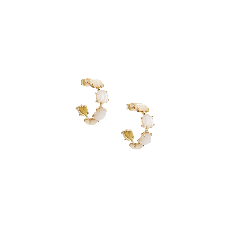 Gianna Earrings in Mother of Pearl