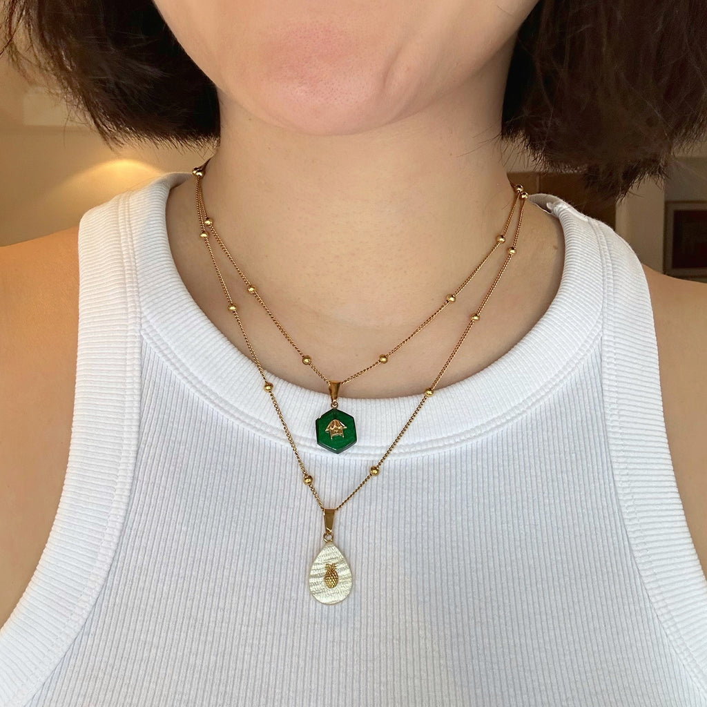 Pinya Necklace in Capiz (Pre-Order)