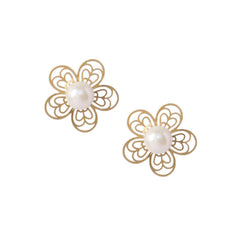 2-in-1 Liana Earrings in Pearl
