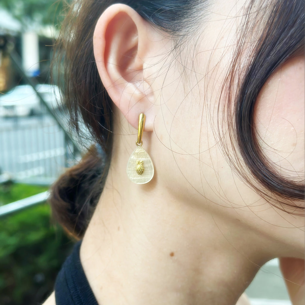 Pinya Earrings in Capiz (Pre-Order)