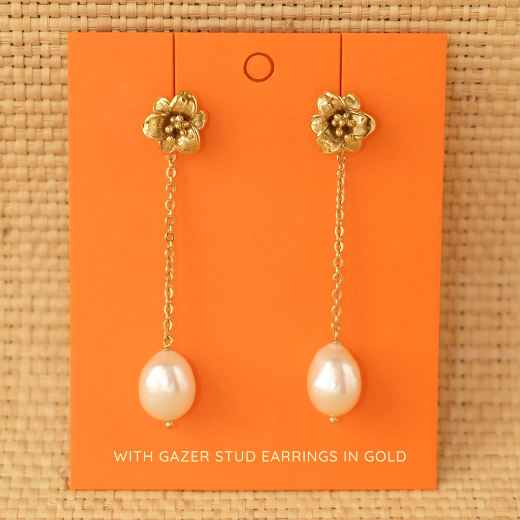 Baroque Pearl Chain Drops (Pre-Order)