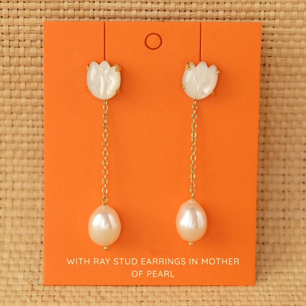 Baroque Pearl Chain Drops (Pre-Order)
