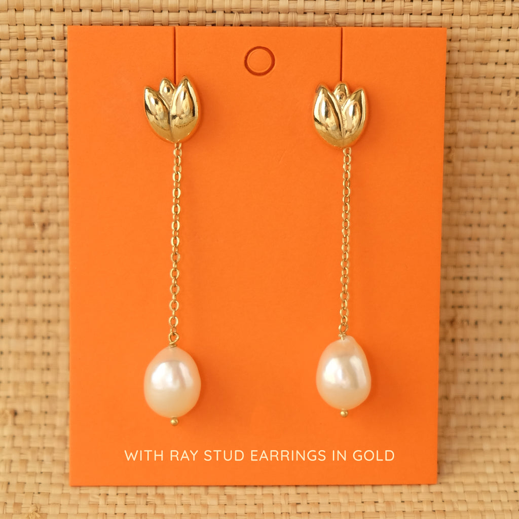 Baroque Pearl Chain Drops (Pre-Order)