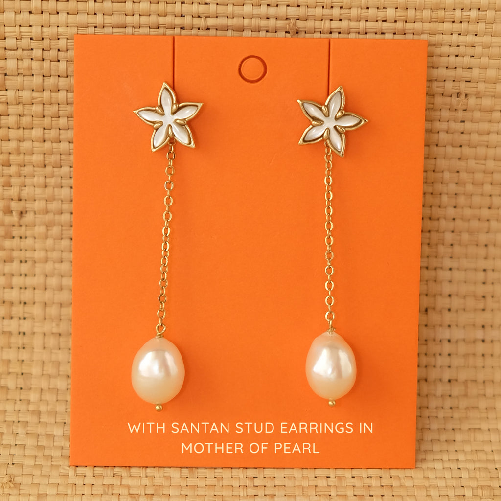 Baroque Pearl Chain Drops (Pre-Order)