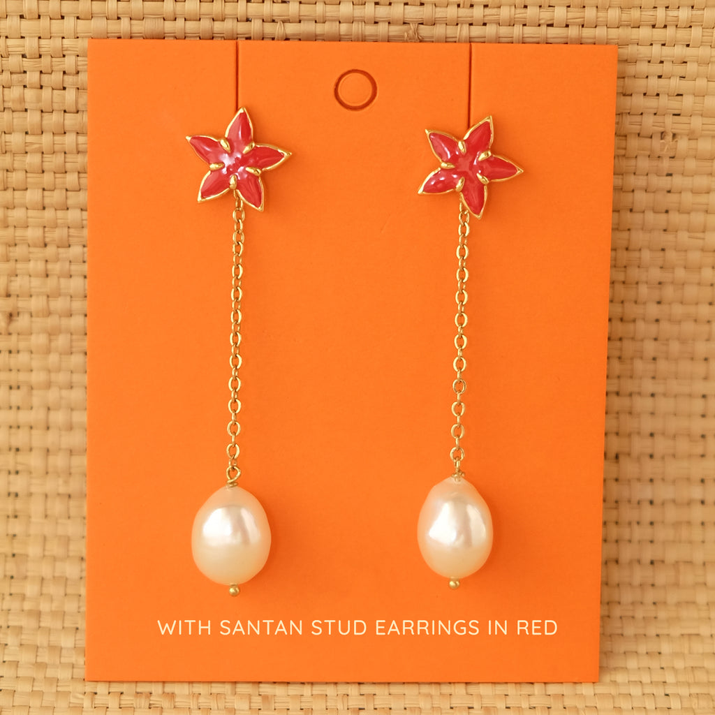 Baroque Pearl Chain Drops (Pre-Order)