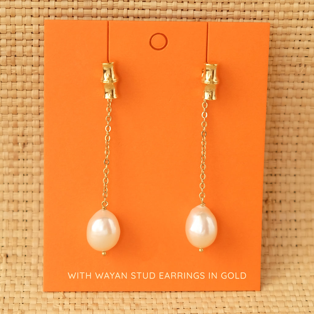 Baroque Pearl Chain Drops (Pre-Order)