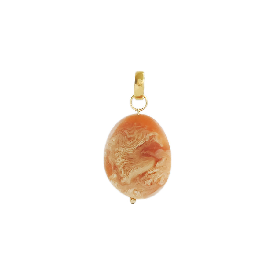 Caden Charm or Pendant in Terracotta (CLEARANCE)