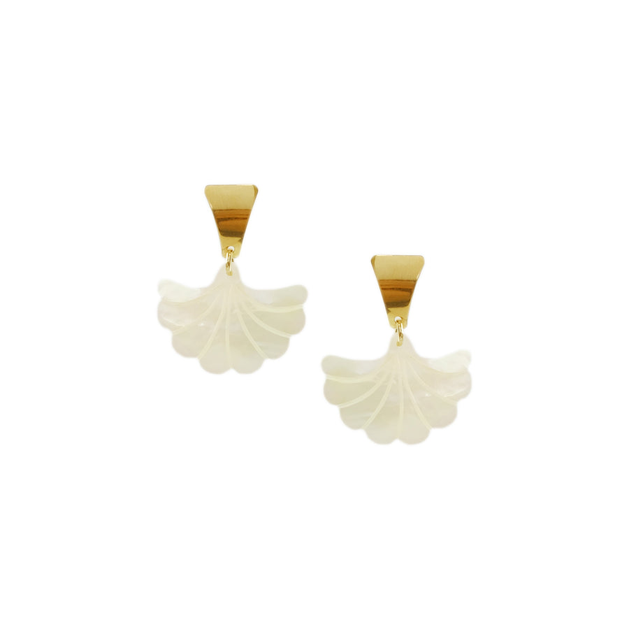 Gabriela Earrings in Mother of Pearl (LoveFlawed)