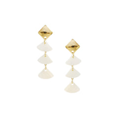 Ella Earrings in Mother of Pearl