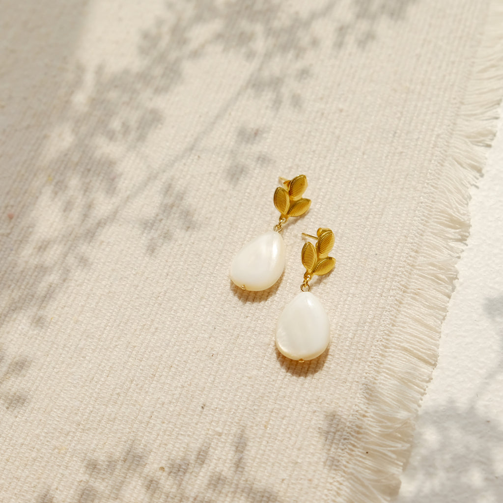 Ina Earrings in Ivory