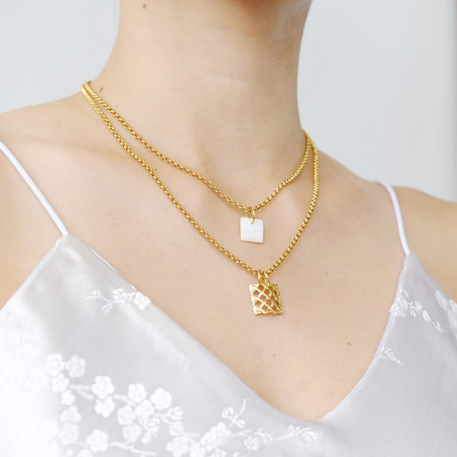 Mariah Necklace in Gold