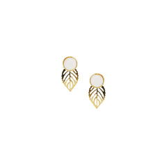 Gina Detachable Earrings in Ivory