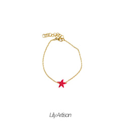 Una Santan Bracelet in Red