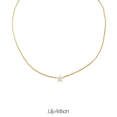 Una Santan Necklace in Ivory